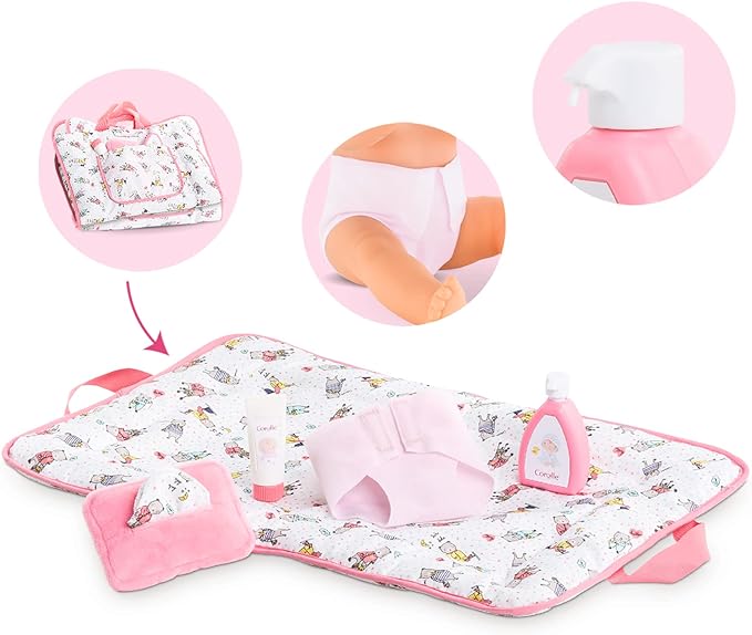 Corolle Changing Accessories Set for 14” and 17” Dolls