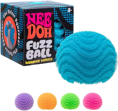 Schylling Official NeeDoh Fuzz Ball Wonder Waves