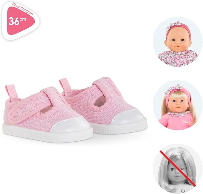 Corolle Sneakers Pink Grenadine for 14" Doll