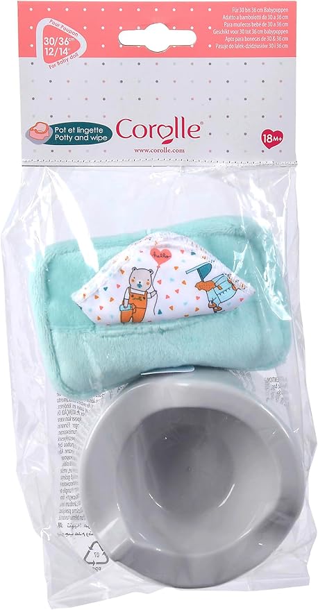 Corolle Bb12" Potty & Wipe