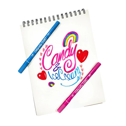 Ooly Calligraphy Duo Markers - Set of 12 - Little Pickles Toy Store