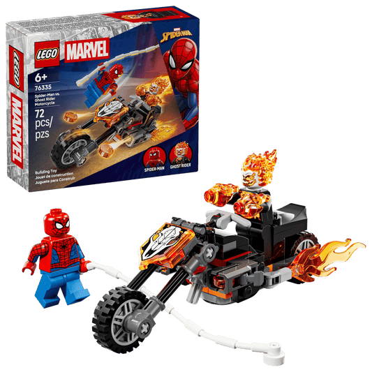 LEGO Spider-Man vs. Ghost Rider Motorcycle #76335