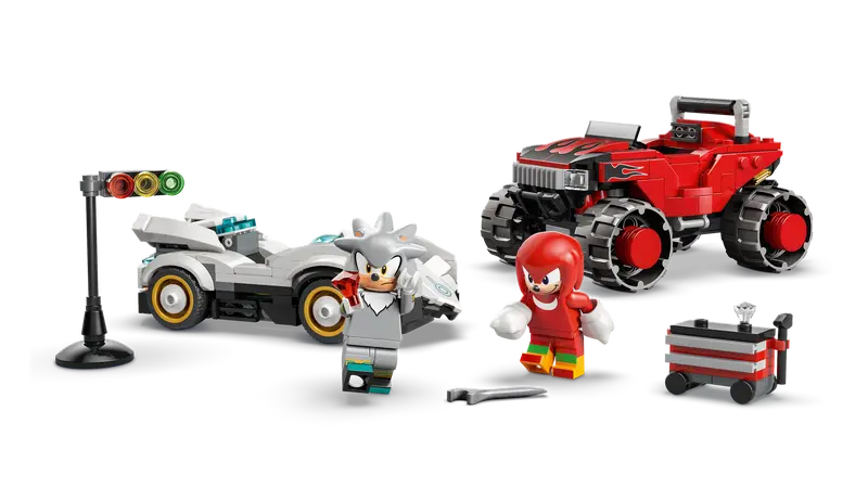 LEGO Silver's Car vs. Knuckles' Truck