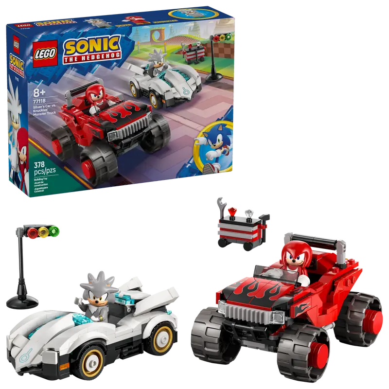 LEGO Silver's Car vs. Knuckles' Truck