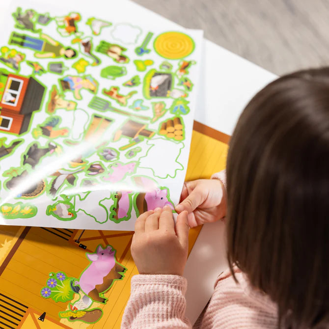 Reusable Sticker Pad - Farm