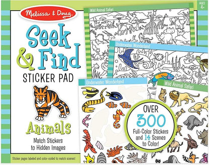 Seek & Find Sticker Pad- Animal