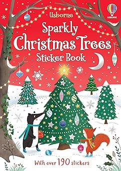 Little Sparkly Sticker Book - Christmas Trees