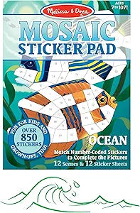 Mosaic Sticker Pad - Ocean