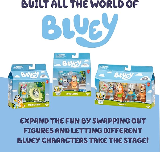 Bluey S11 Figures, Family Trip