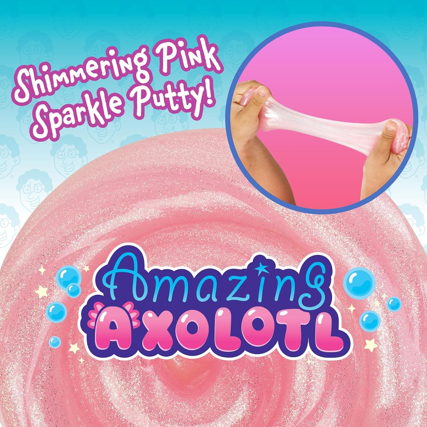 Crazy Aaron's 4" Shimmering Tin Amazing Axolotl