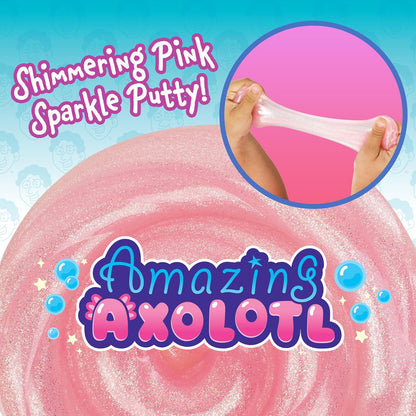 Crazy Aaron's 4" Shimmering Tin Amazing Axolotl