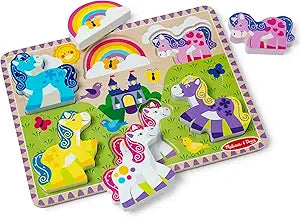 Unicorn Chunky Puzzle - 6 Pieces