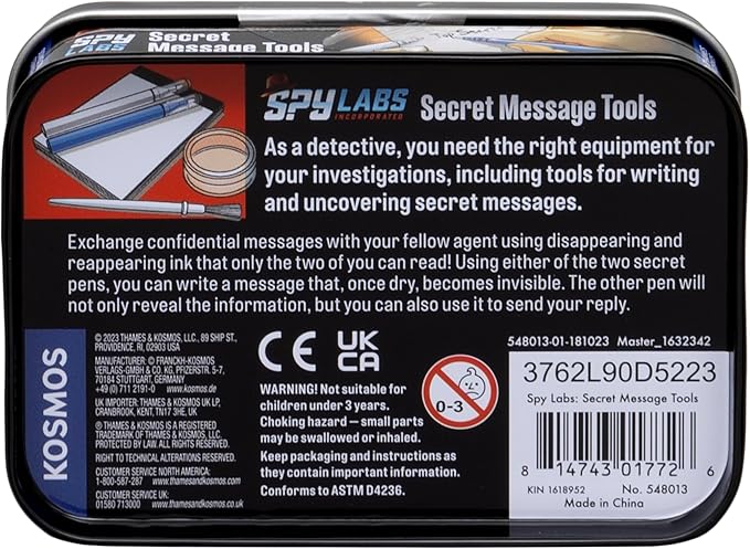 Spy Labs Secret Message Tools