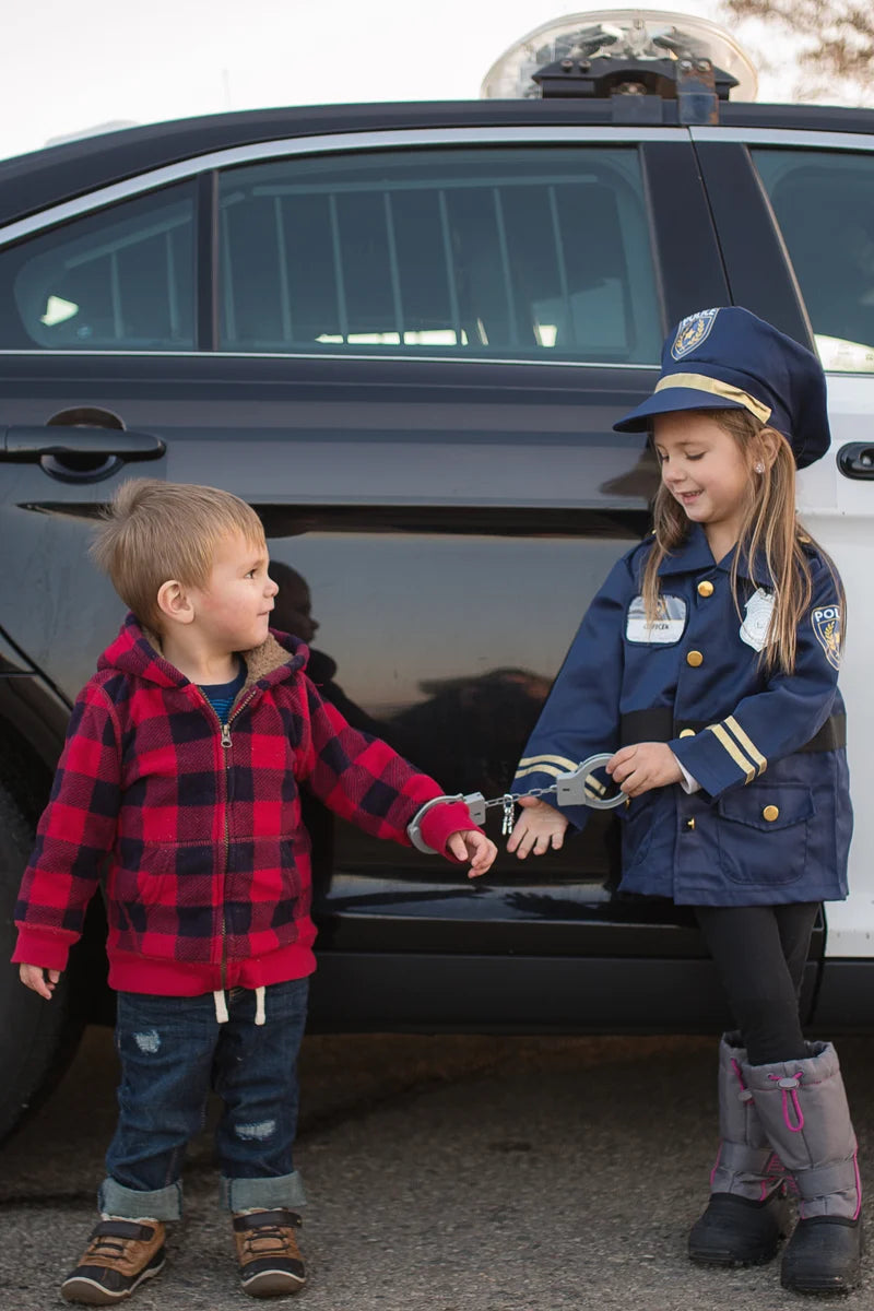 Police Officer Set with 5 Accessories, Size 3-4