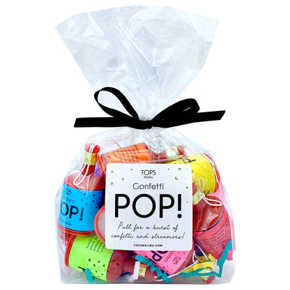 Confetti Pop! Streamers - Multi-Color - Set of 12 - Little Pickles Toy Store
