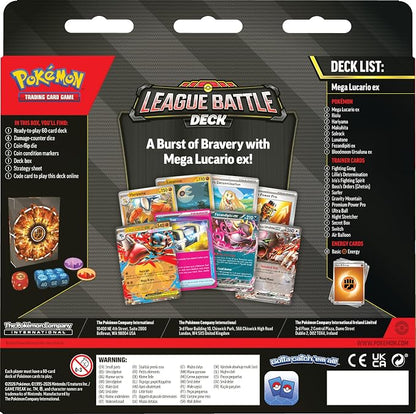 Pokemon: Mega Lucario Ex League Battle Deck