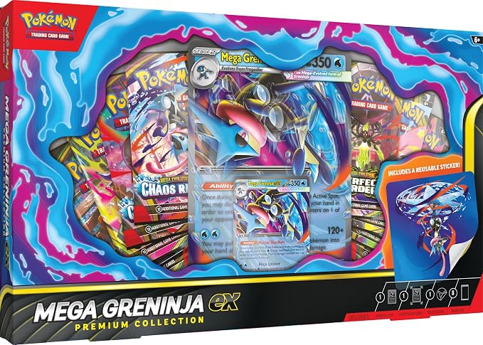 PKM: Mega Greninja EX Premium Collection