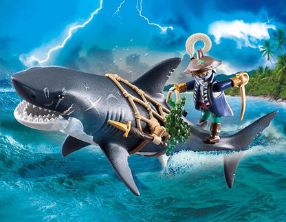 Playmobil Giant Shark with Pirate #71793
