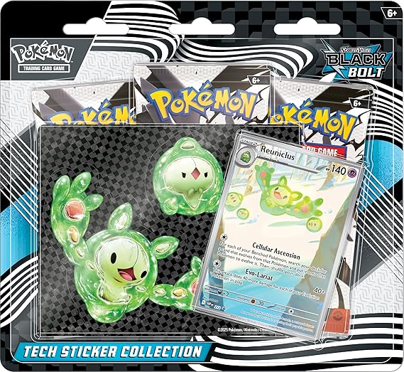 PKM: Scarlet & Violet: Black Bolt 3 Pack Tech Booster
