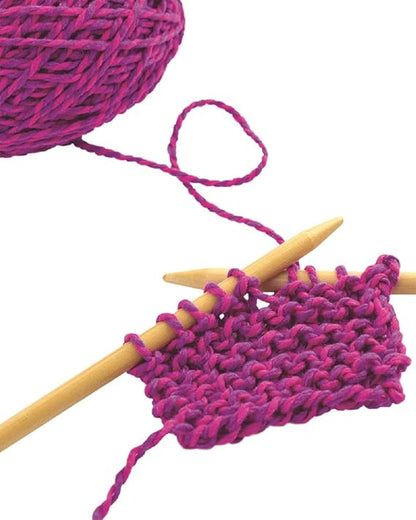Discover Knitting Scarf Kit - Pink/Violet