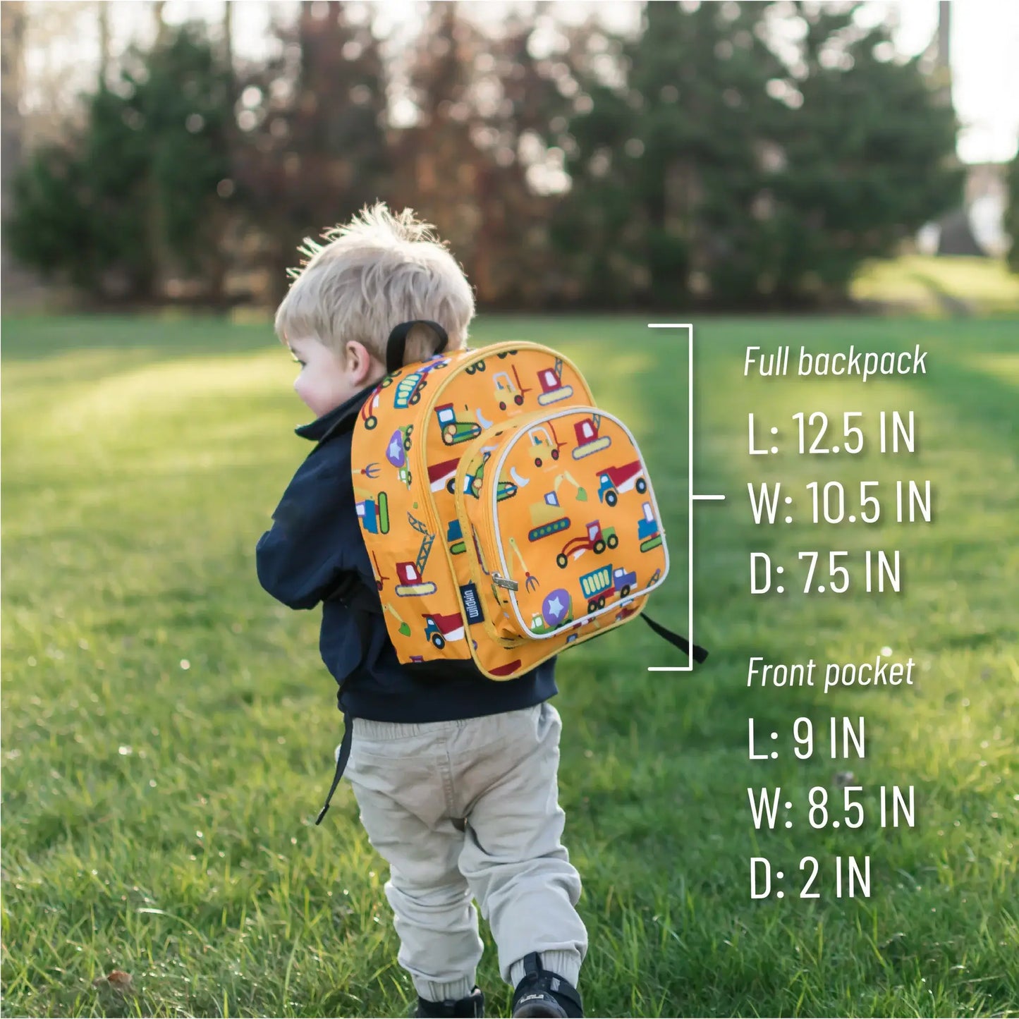 Under Construction Backpack - 12 Inch