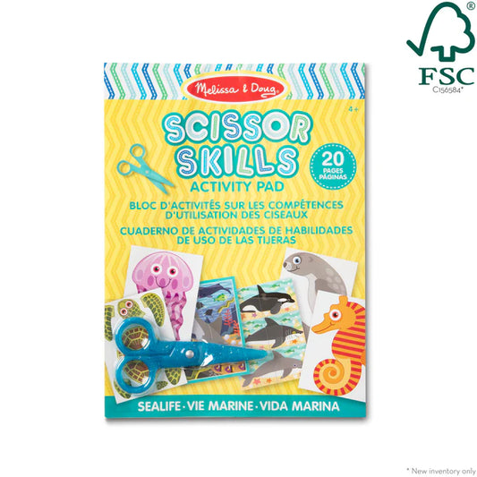 Scissor Skills Activity Pad - Sea Life