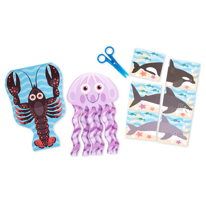 Scissor Skills Activity Pad - Sea Life