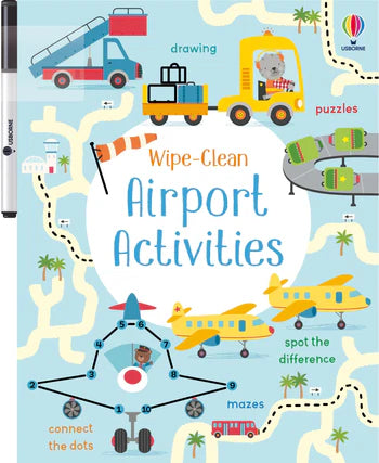 Wipe Clean Airport Activities Book