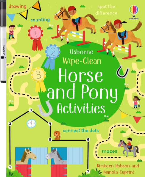 Usborne Wipe-Clean Horse and Pony Activities