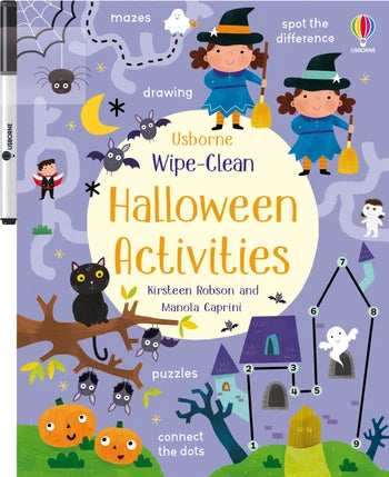 Wipe-Clean Halloween Activities Book