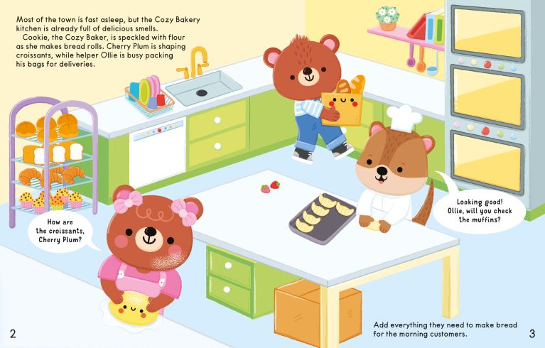 The Cozy Bakery Sticker Book
