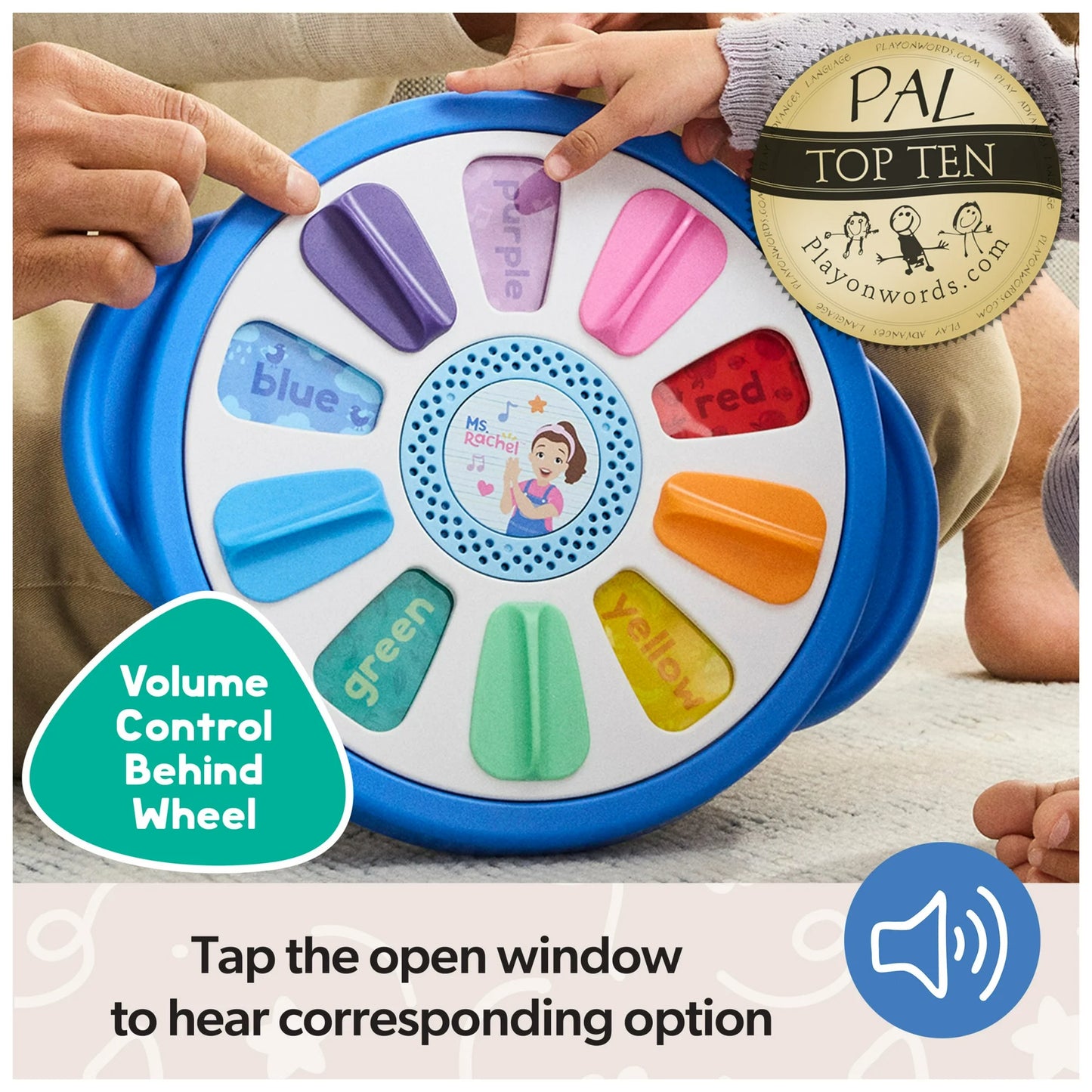 Ms. Rachel Spin and Sing Learning Wheel
