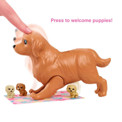 Barbie Doll & Pets Playset - Newborn Pups (Light Skin)