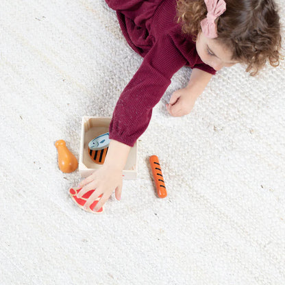 Wooden Food Groups Play Set -  Protein