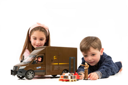 MB Sprinter UPS Truck with Driver and Accessories - Little Pickles Toy Store