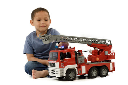 MAN TGA Fire Truck with Ladder Water Pump - Little Pickles Toy Store