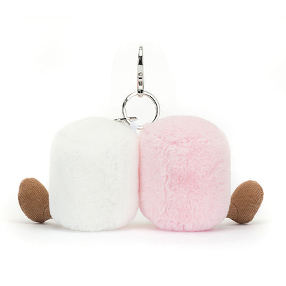 Amuseables Pair of Marshmallows Bag Charm - Little Pickles Toy Store