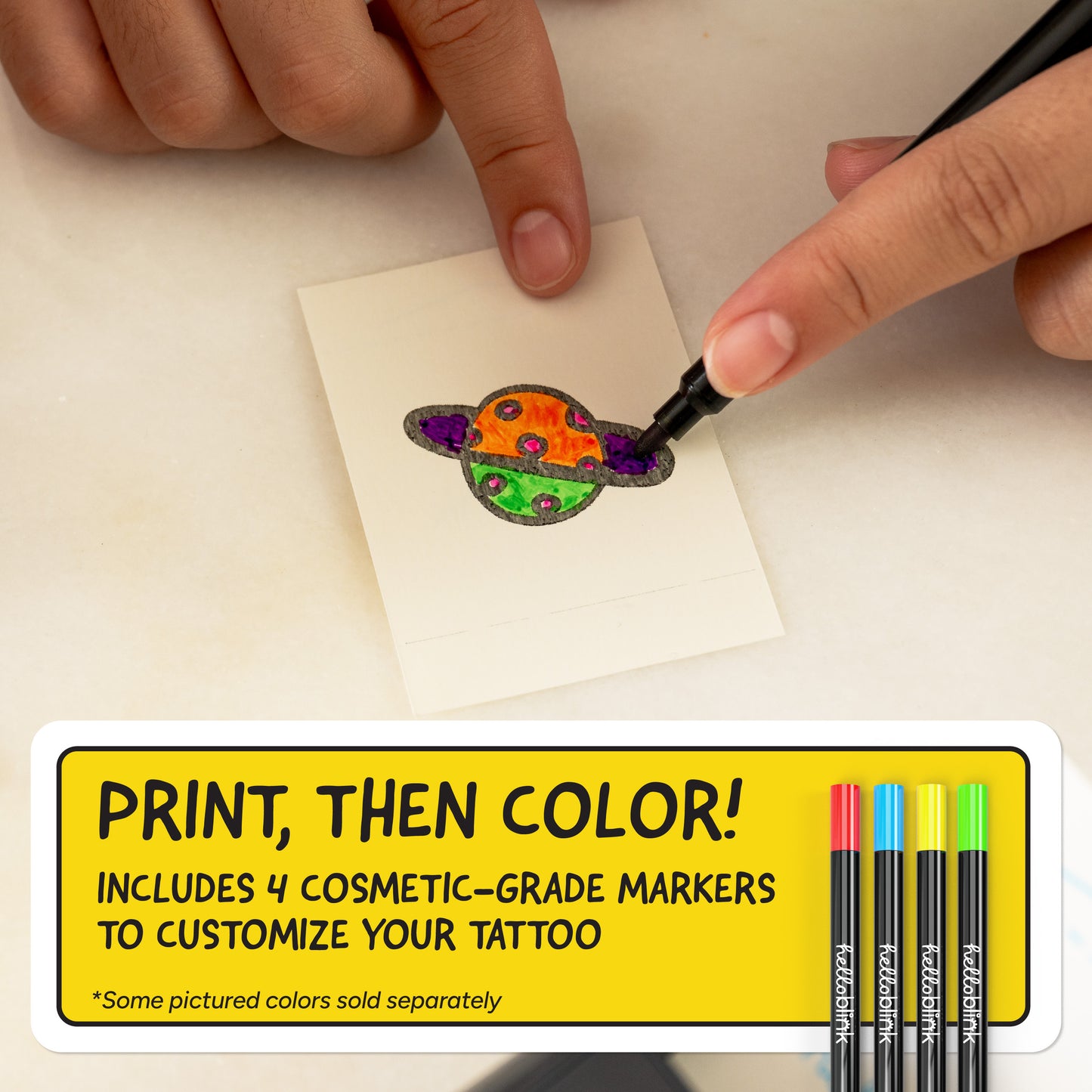 Hello Blink Tattoo Maker