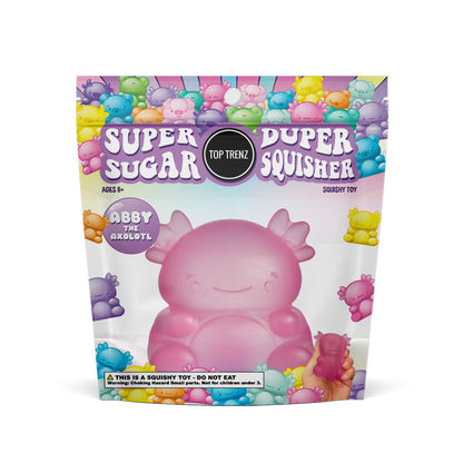Top Trenz Super Duper Sugar Squisher - Abby the Axolotl