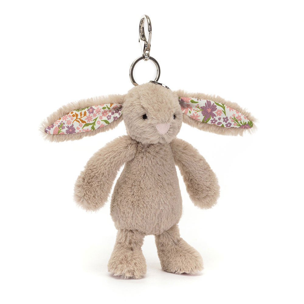 Blossom Beige Bunny 'Petal' Bag Charm