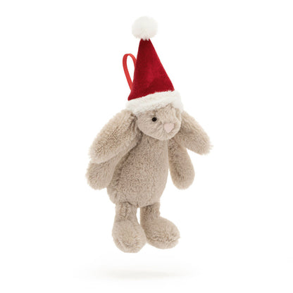 JellyCat Bashful Christmas Bunny Ornament - Little Pickles Toy Store