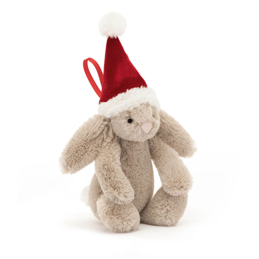 JellyCat Bashful Christmas Bunny Ornament