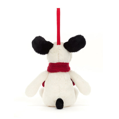 JellyCat Bashful Puppy Ornament - Little Pickles Toy Store