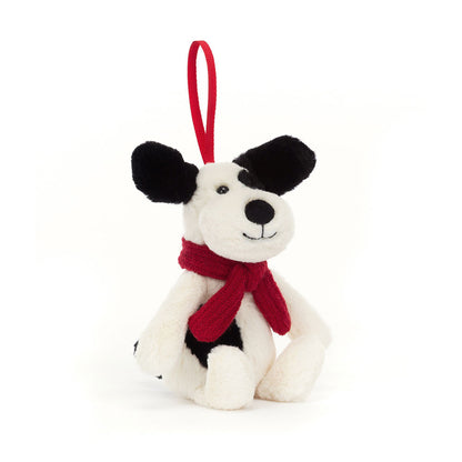 JellyCat Bashful Puppy Ornament - Little Pickles Toy Store