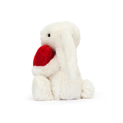 Bashful Red Love Heart Bunny - Little - Little Pickles Toy Store