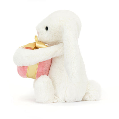 Bashful Bunny with Present - LEAVE AS DRAFT - Little Pickles Toy Store
