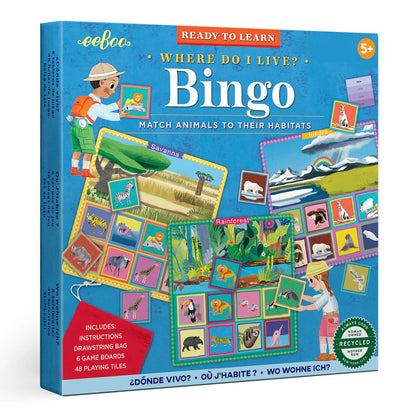 Where Do I Live Bingo - Little Pickles Toy Store