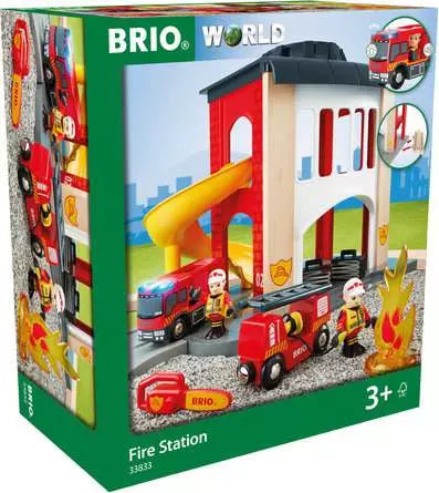 Brio Central Fire Station #33833 - Little Pickles Toy Store
