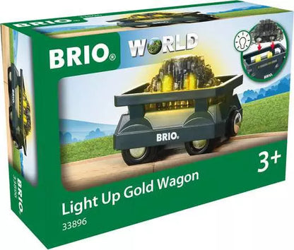 Brio Light Up Gold Wagon #33896 - Little Pickles Toy Store
