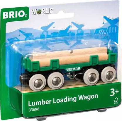 Brio Lumber Loading Wagon #33696 - Little Pickles Toy Store